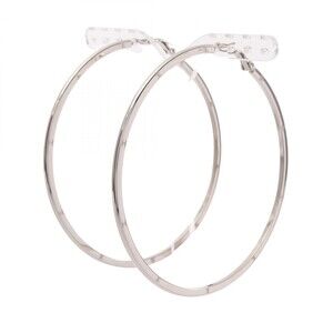 Chanel Coco Mark Hoop Pierced Earrings #309137C63B